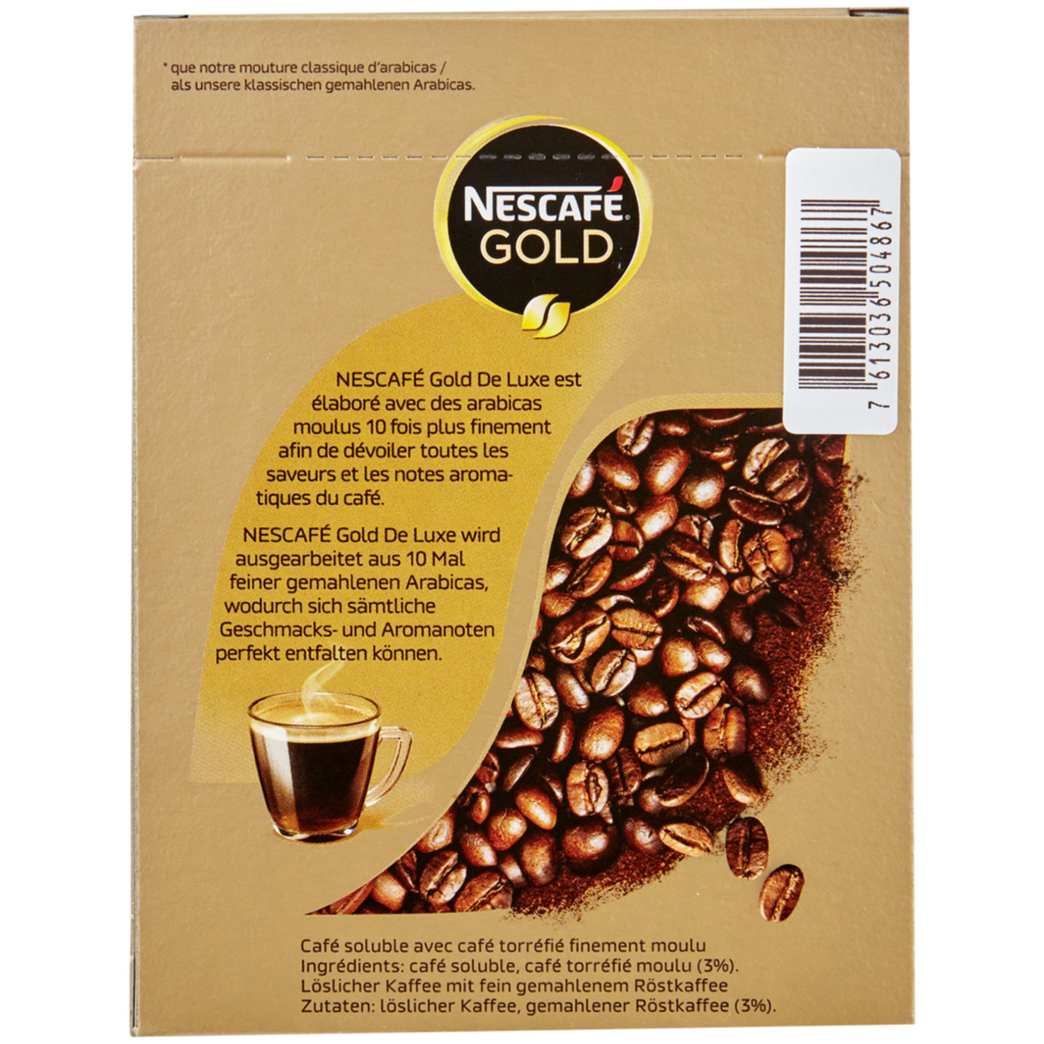 Nescafé Gold de Luxe Instantkaffee Sticks
