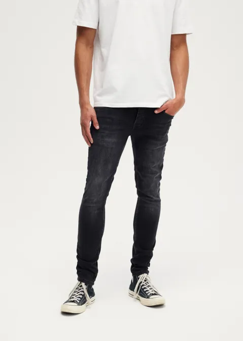 Billie dynamix skinny jeans zwart (ZW.USED)