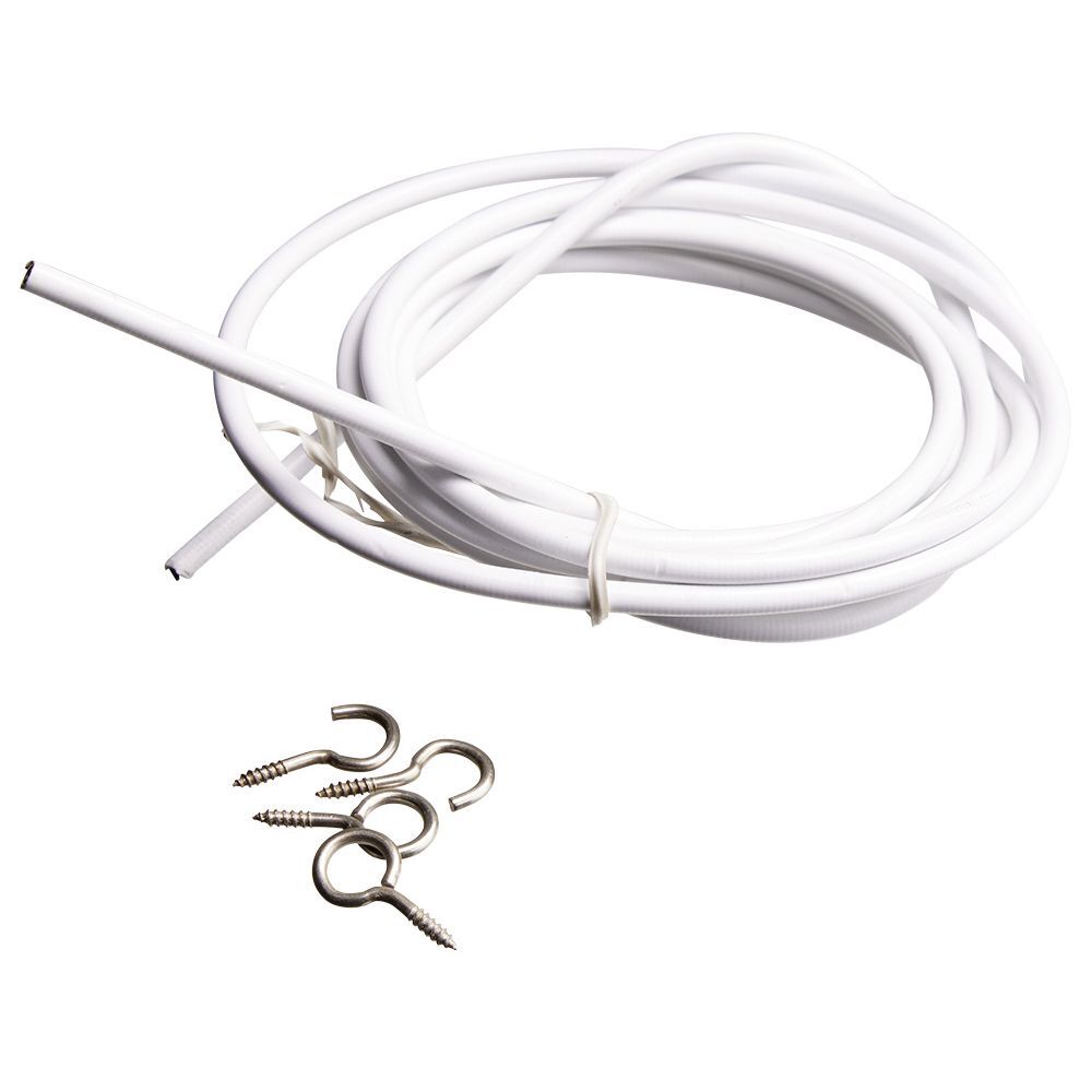 Câble gaine blanc 2m
