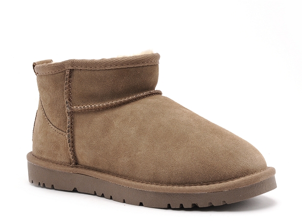 Kelara boots bottine plates femme k21213 marron
