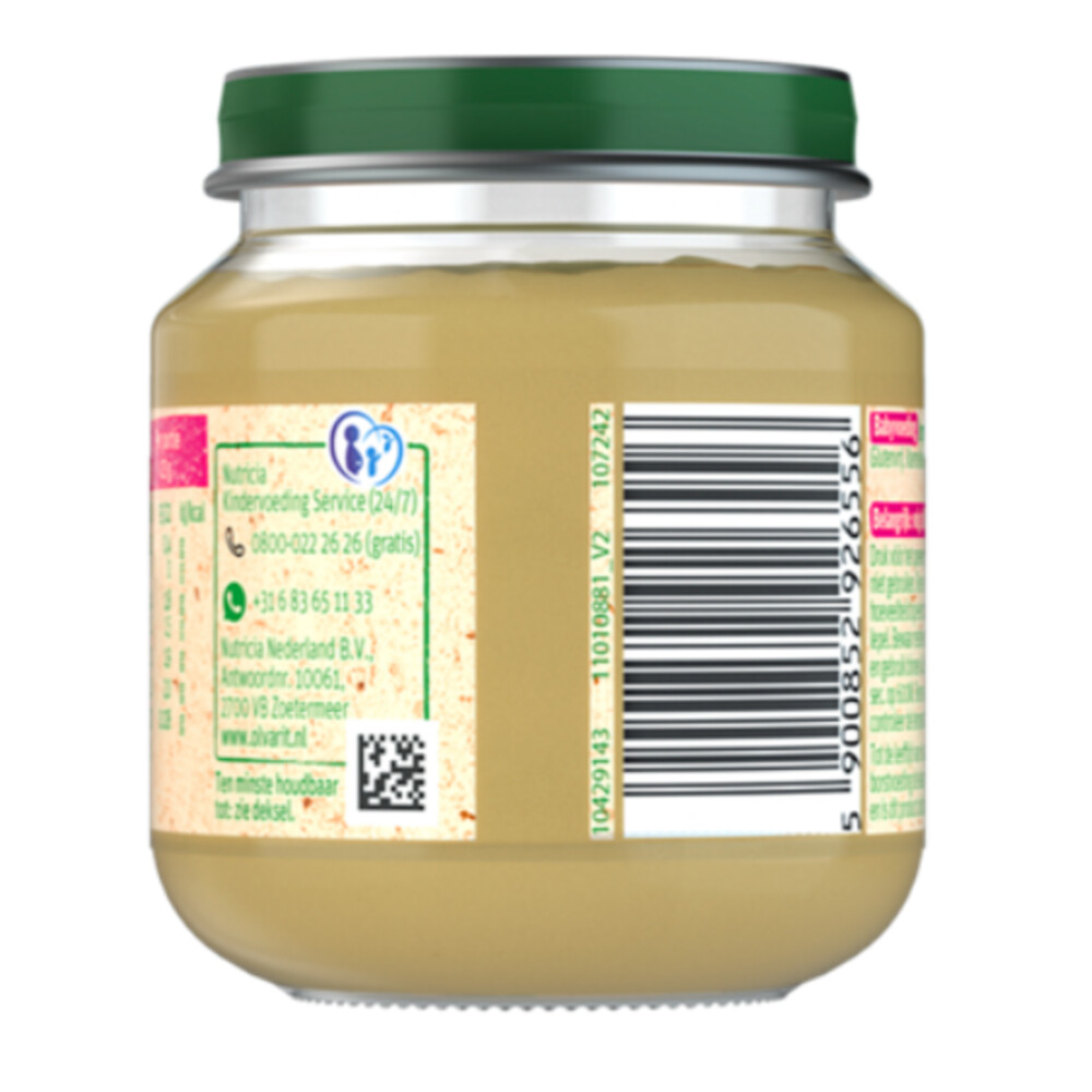 6x Olvarit 1e Groentehapje 4m Bloemkool125 gr