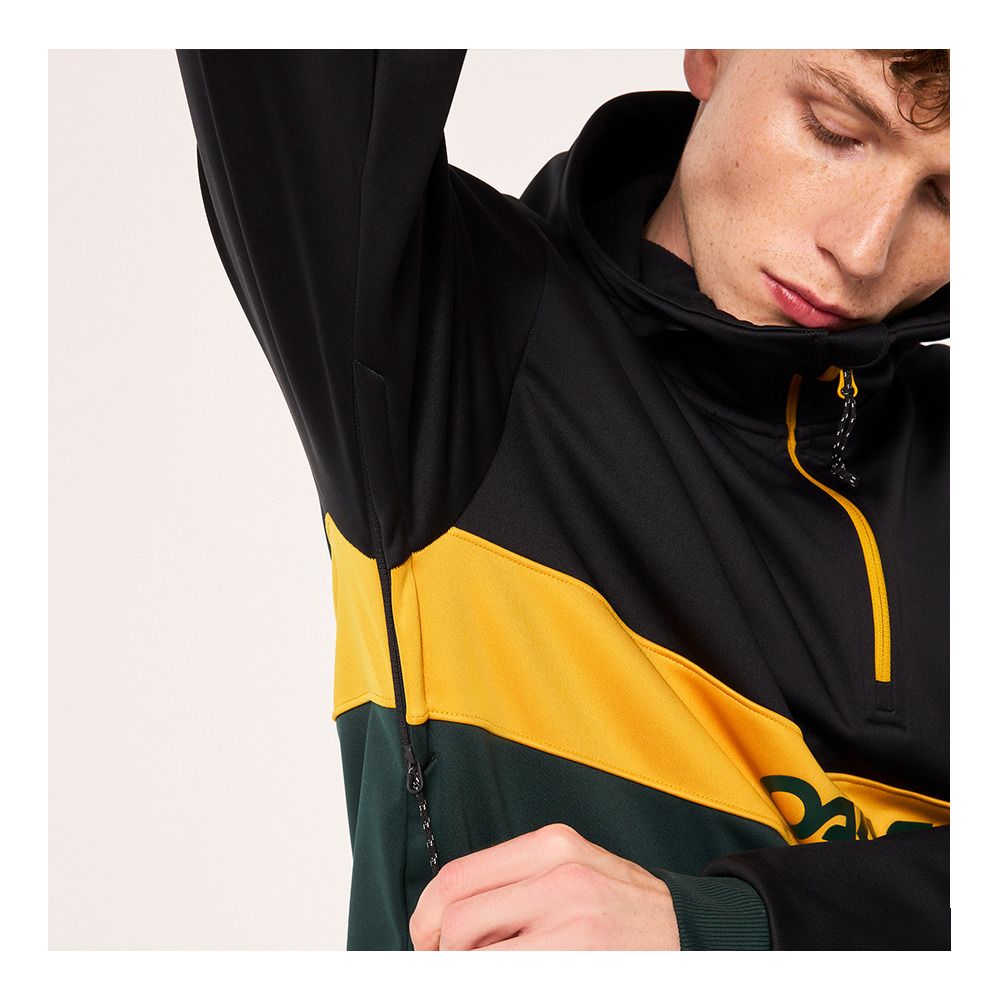 Oakley TNP NOSE GRAB SOFTSHELL - Veste Homme black/hunter green