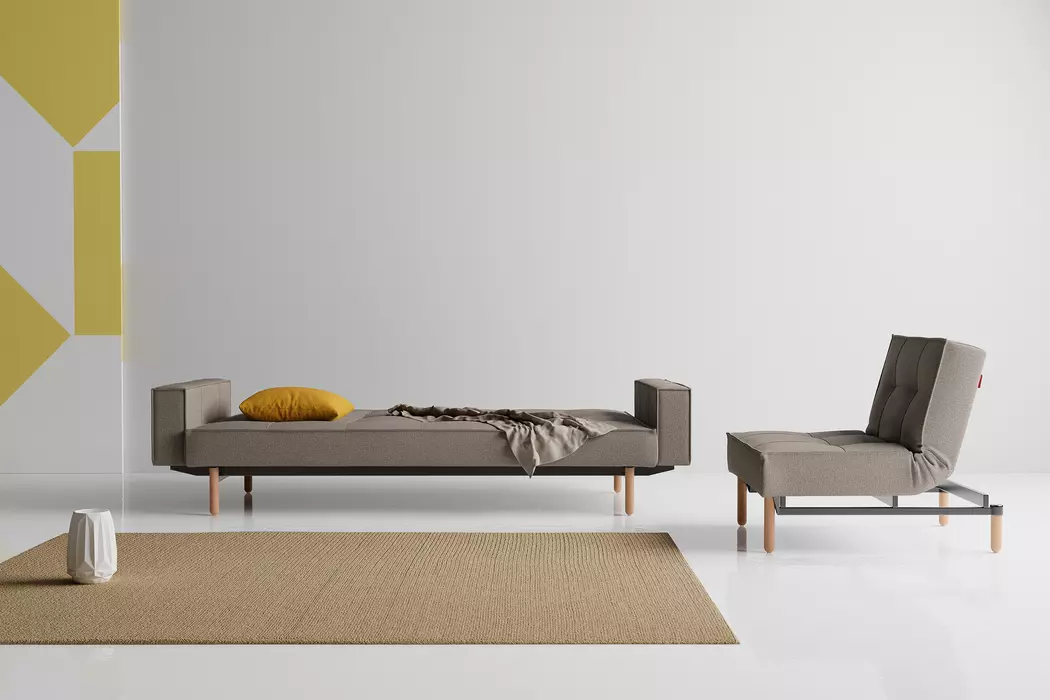 Schlafsofa mit Armlehnen Splitback Stem