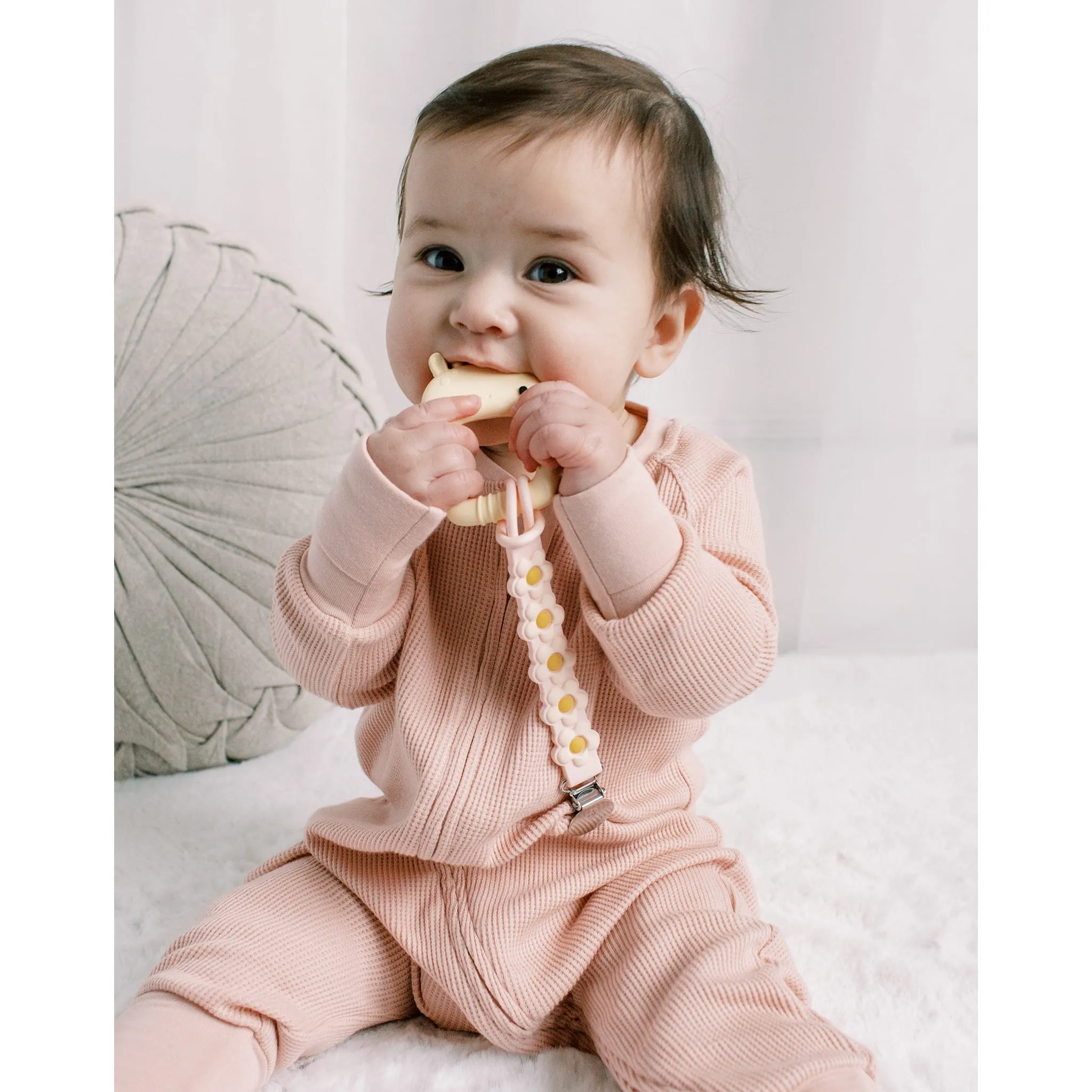 Loulou Lollipop Jouet de Dentition en Silicone - Lama