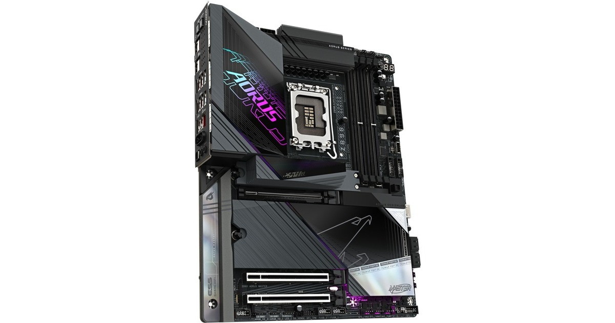 GIGABYTEZ890 AORUS MASTER socket 1851 moederbord  (RAID, 10Gb-LAN, Wi-Fi 7, BT, Sound, ATX)