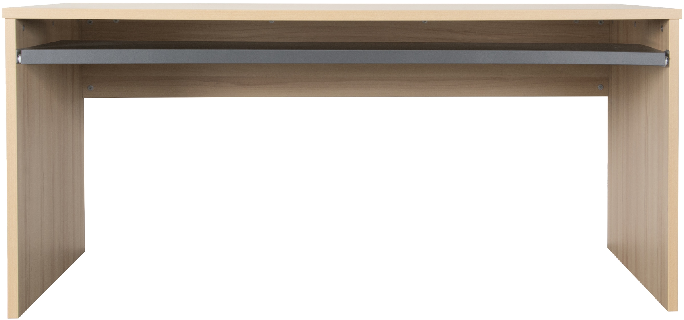 VOGL Möbelfabrik Schreibtisch »Barrie mit 2-farbigem Tastaturauszug« in 2 Breiten, 2,5 cm Tischplattenstärke, Made in Germany