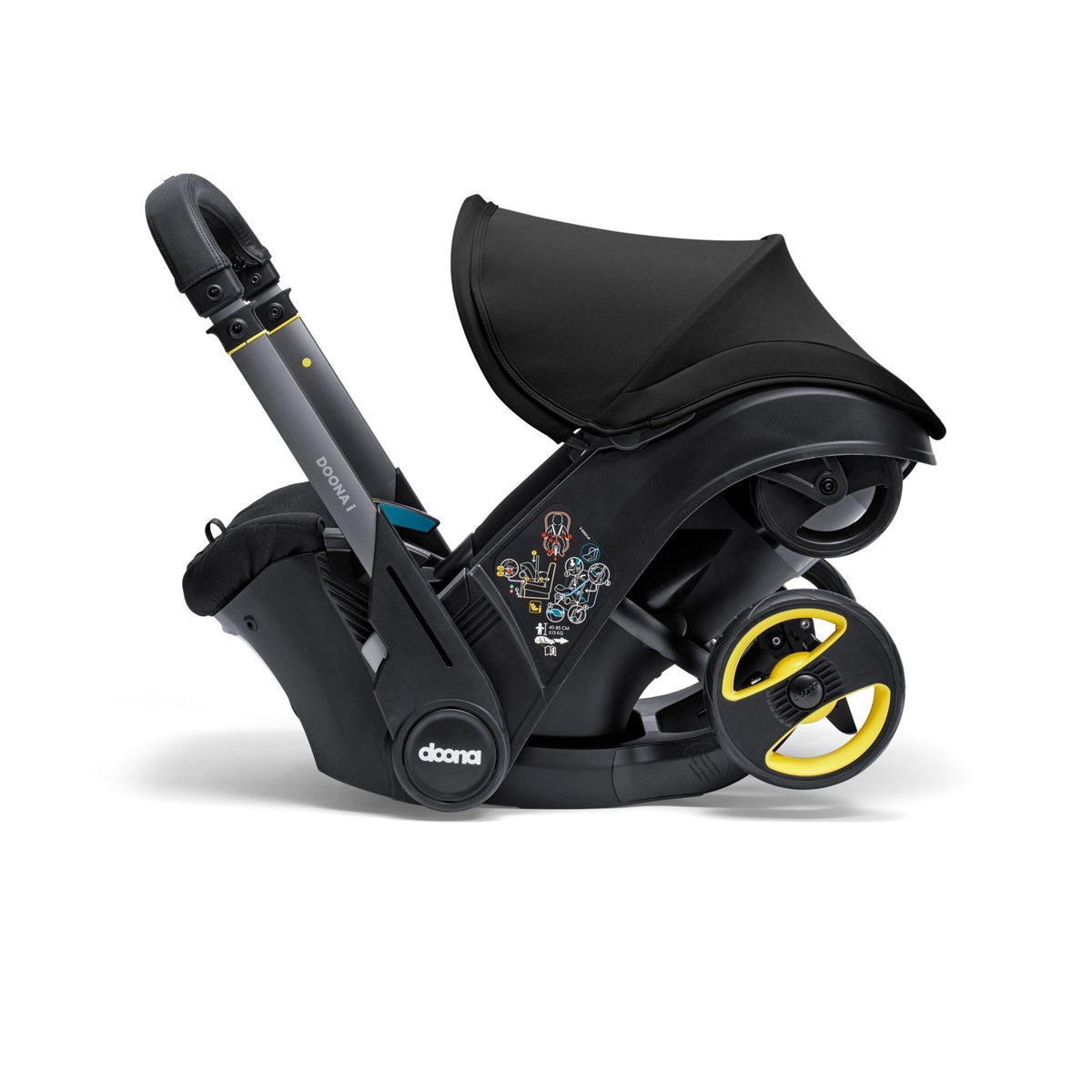 doonadoona   i mit Isofix Basis nitro black