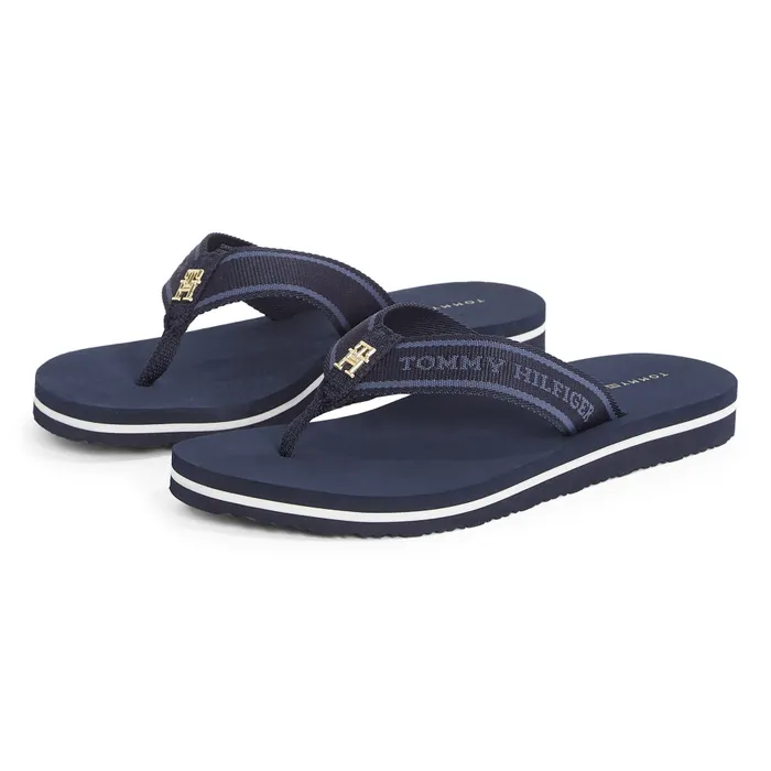 Tommy Hilfiger Webbing Pool Logo Teenslippers Dames