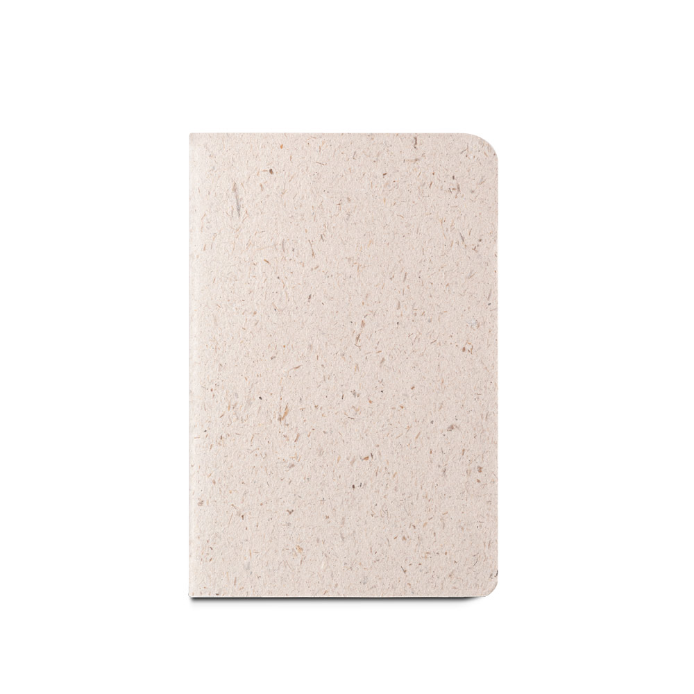 hi!dea 93291 - Bloc-notes A6 avec couverture souple fabriquée à partir de matière organique d'éléphant (80%)