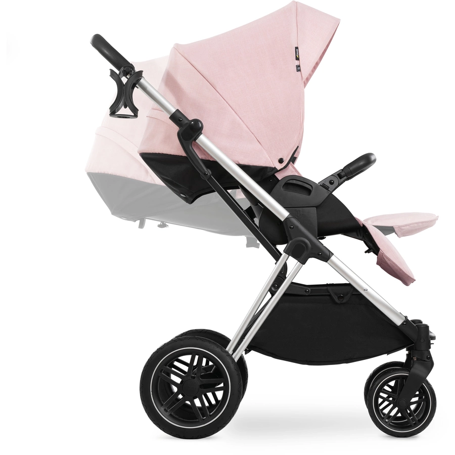 hauck Kinderwagen Vision X Set Silver Melange Rose