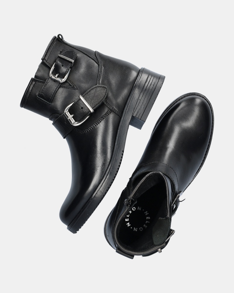Nelson Bikerboots  - zwart
