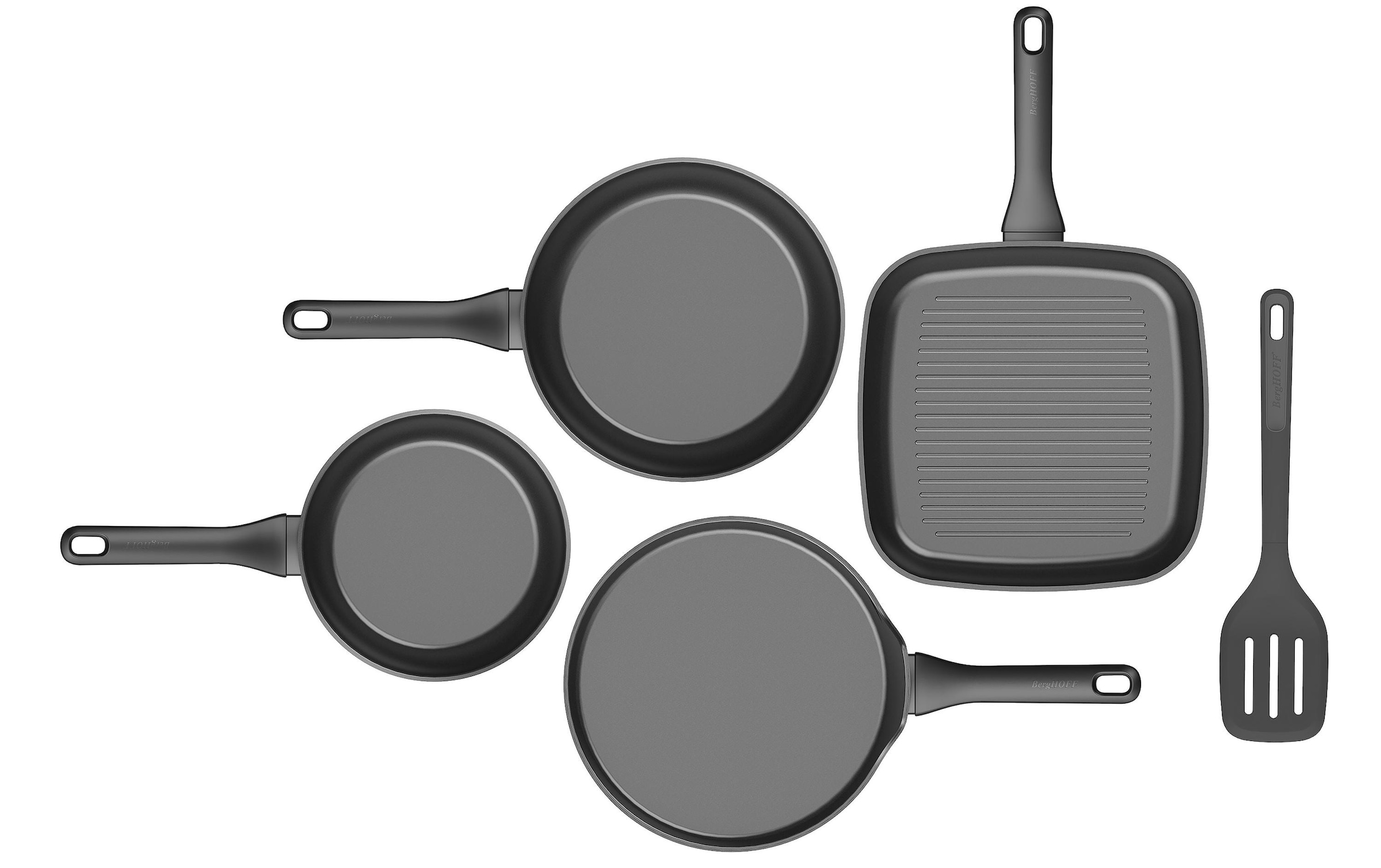 BergHOFF Pfannen-Set »HELIX AH 4-teilig« Aluminium Set, 4 Stk. tlg.