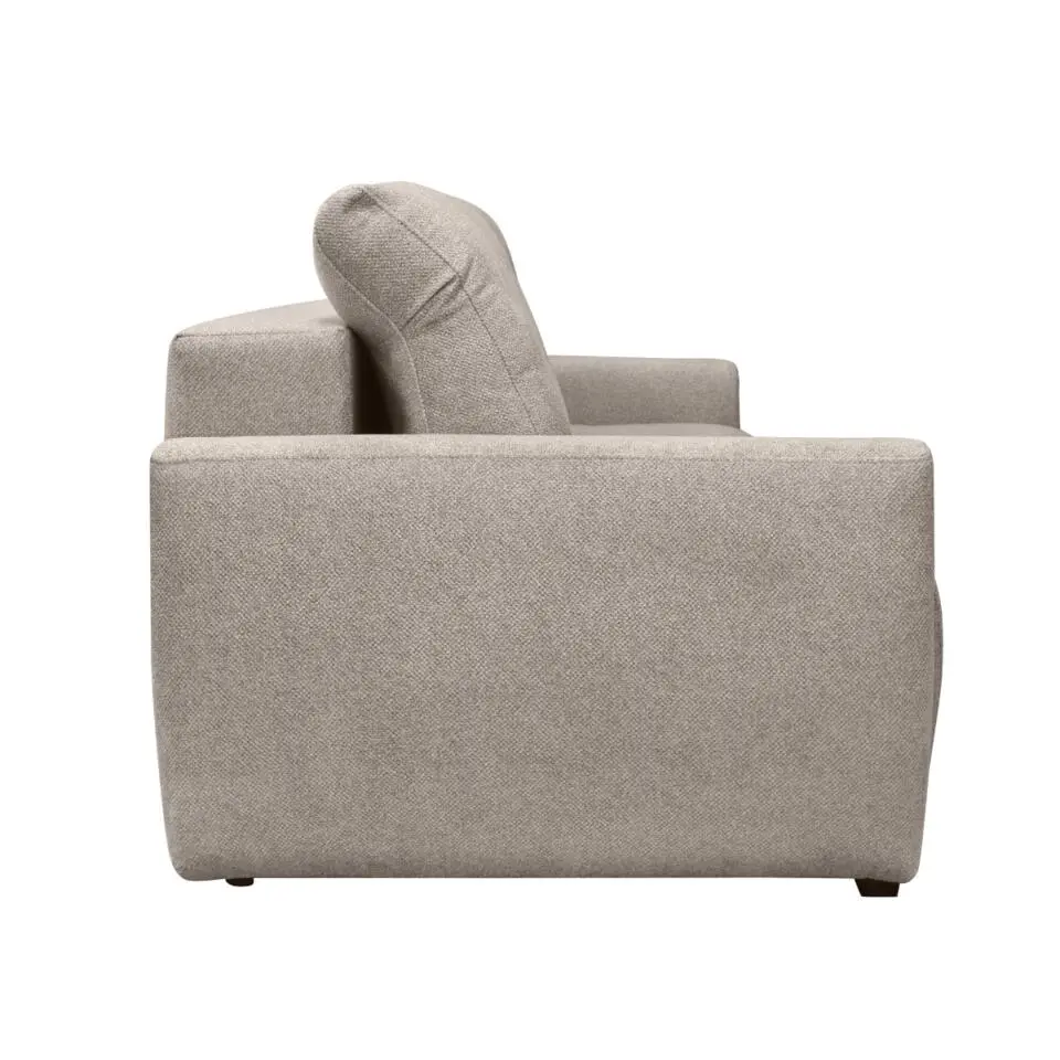CALICOSY - Slaapbank ALBA - Beige - 76x246x112 cm