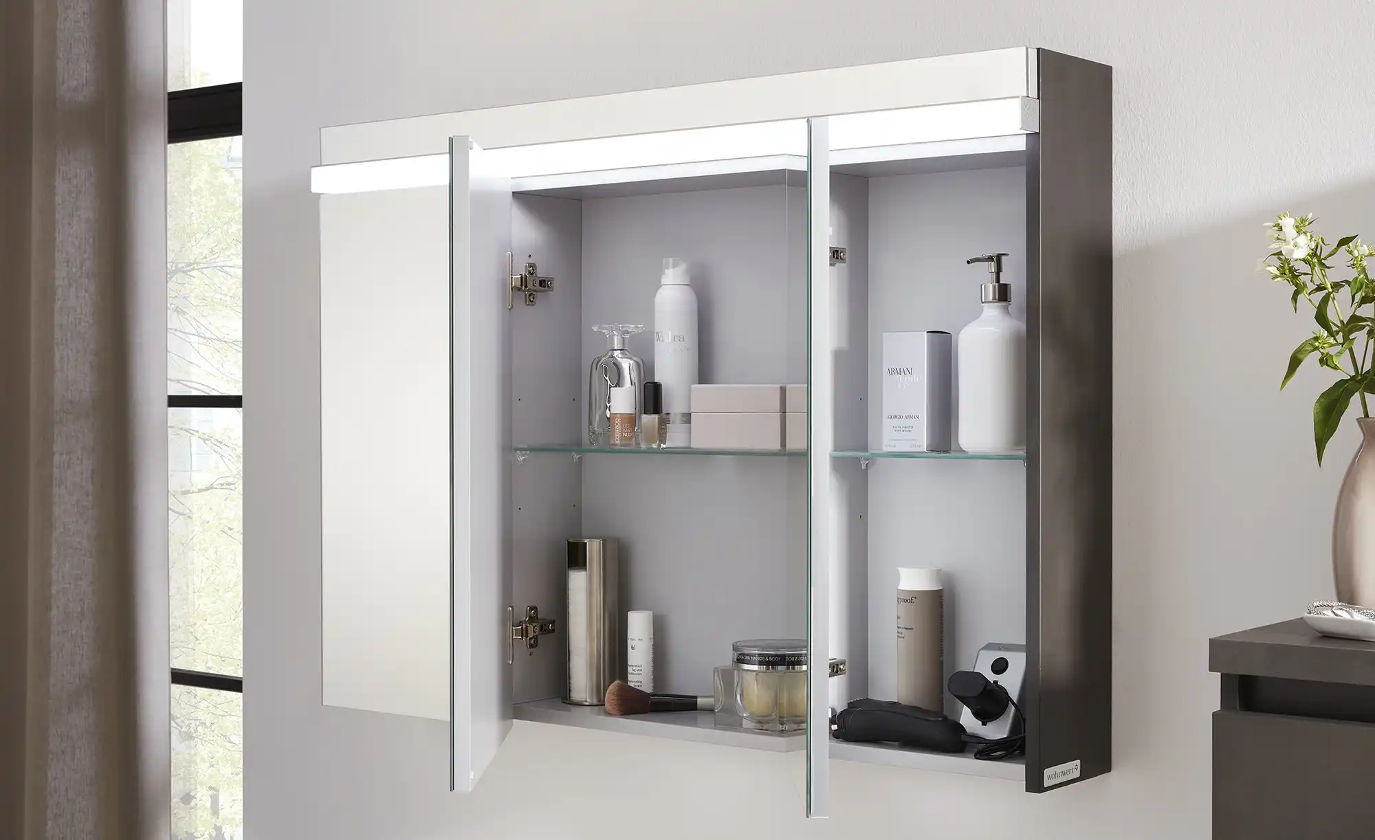 Wohnwert Spiegelschrank Alea
