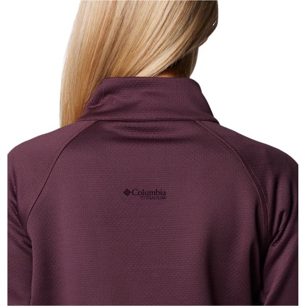 Veste polaire randonnée COLUMBIA W TRIPLE CANYON GRID FLEECE FZ MOONVISTA/DAREDEVIL