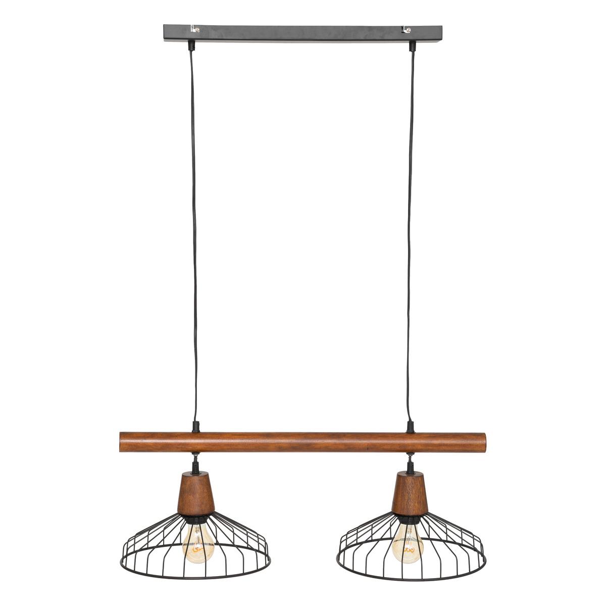 SUSPENSION X2 METAL CAFE BORDELAIS CARAMEL D.28CM
