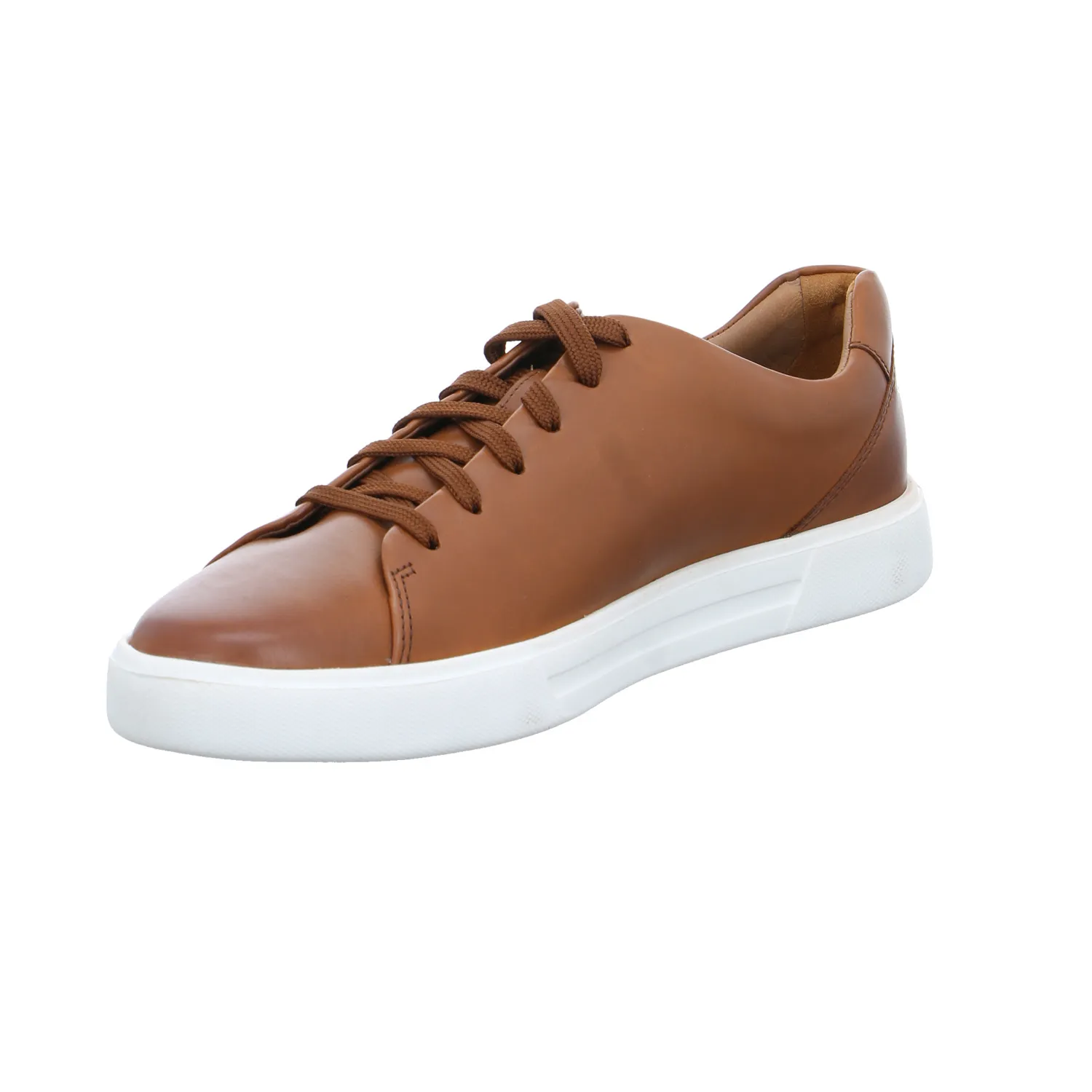 CLARKS Halbschuhe Sneaker Cognac Leder