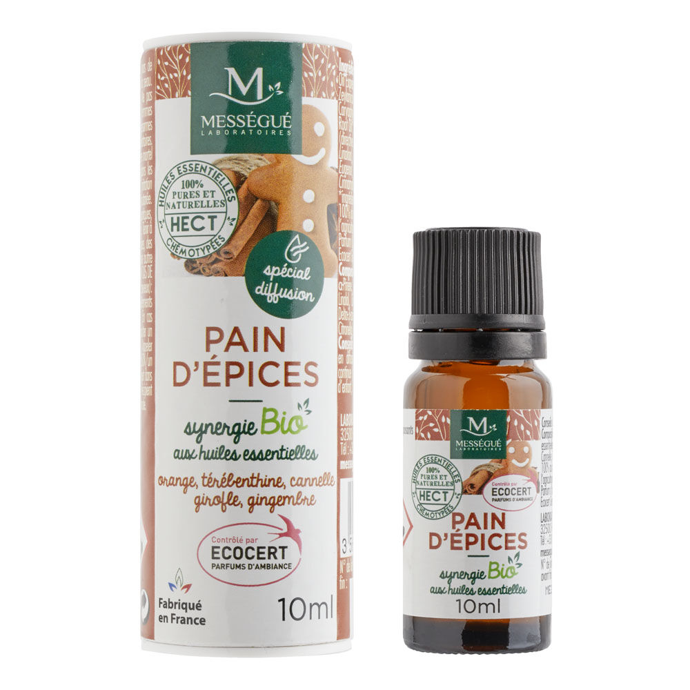 Synergie d'huiles essentielles pain d'épices bio 10 ml