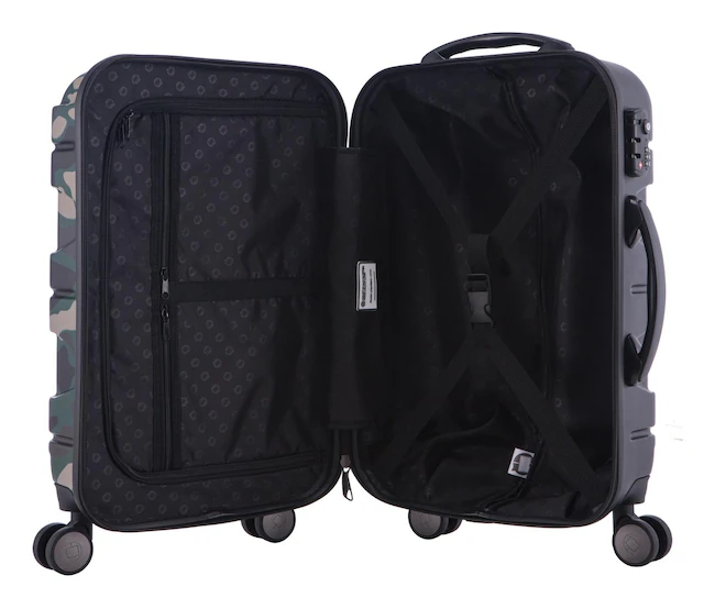 Hauptstadtkoffer Hartschalen-Trolley »X-Kölln, 58 cm, Camouflage« 40 l 4 Rollen Hartschalen-Koffer Handgepäck-Koffer Reisegepäck TSA Schloss