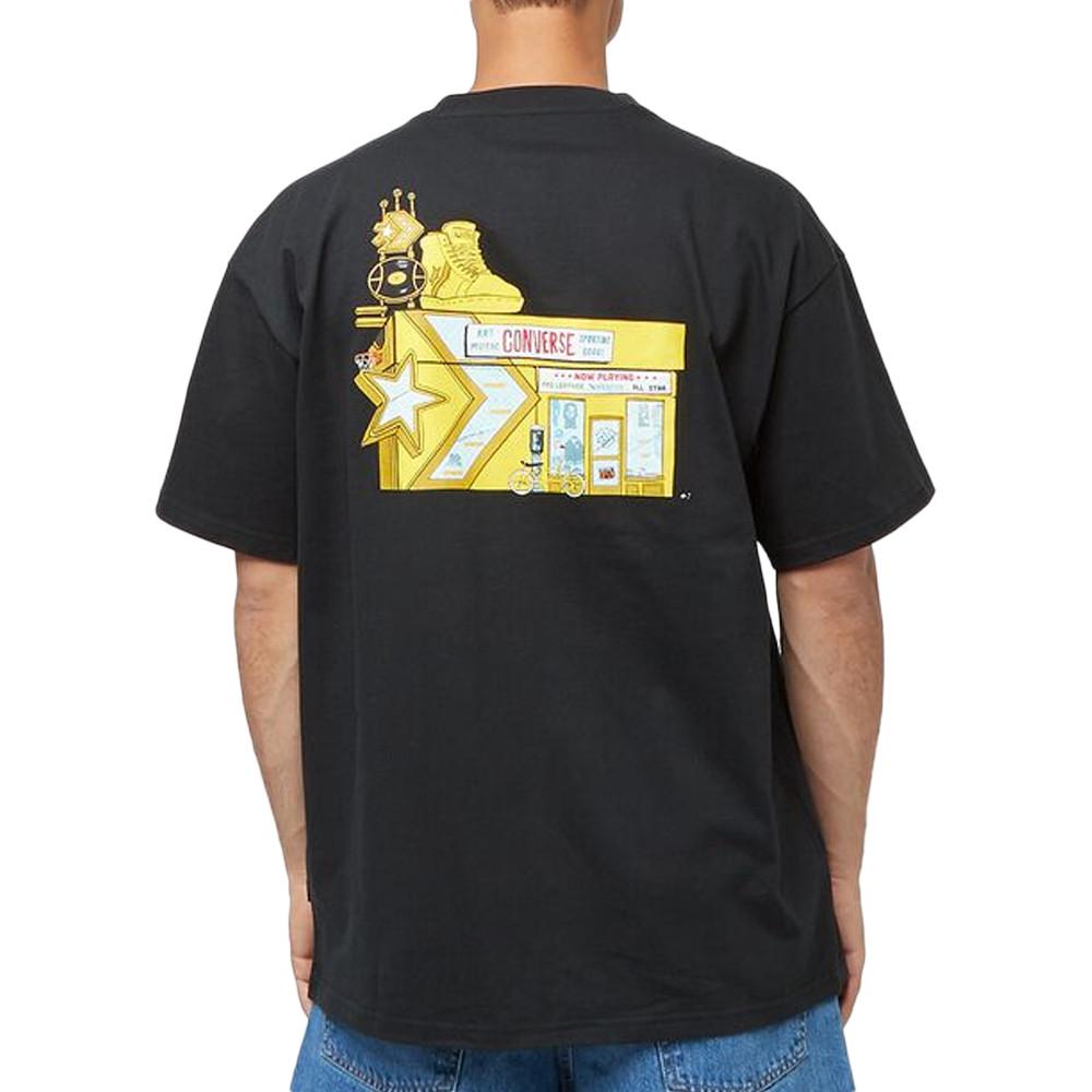 Converse T-shirt Noir Homme Converse Sneaker