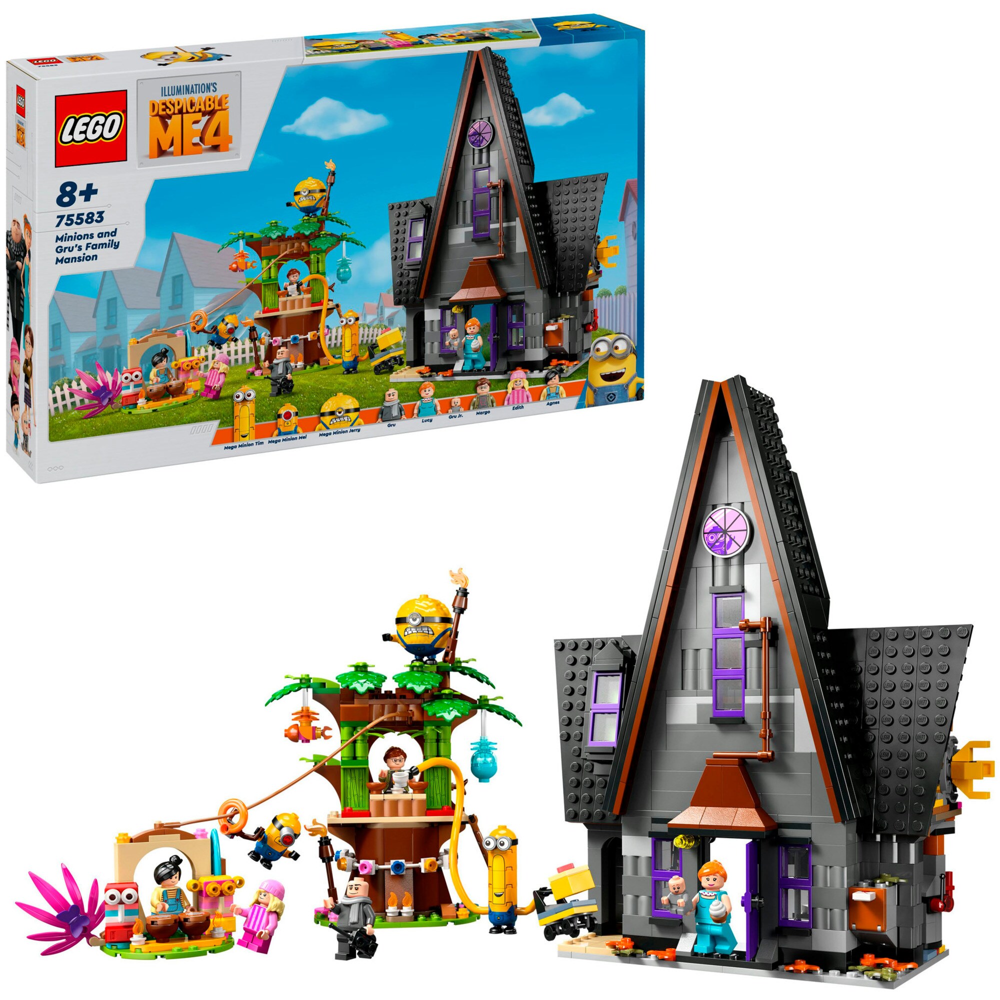 LEGO Konstruktionsspielzeug Minions Familienvilla von Gru und den Minions