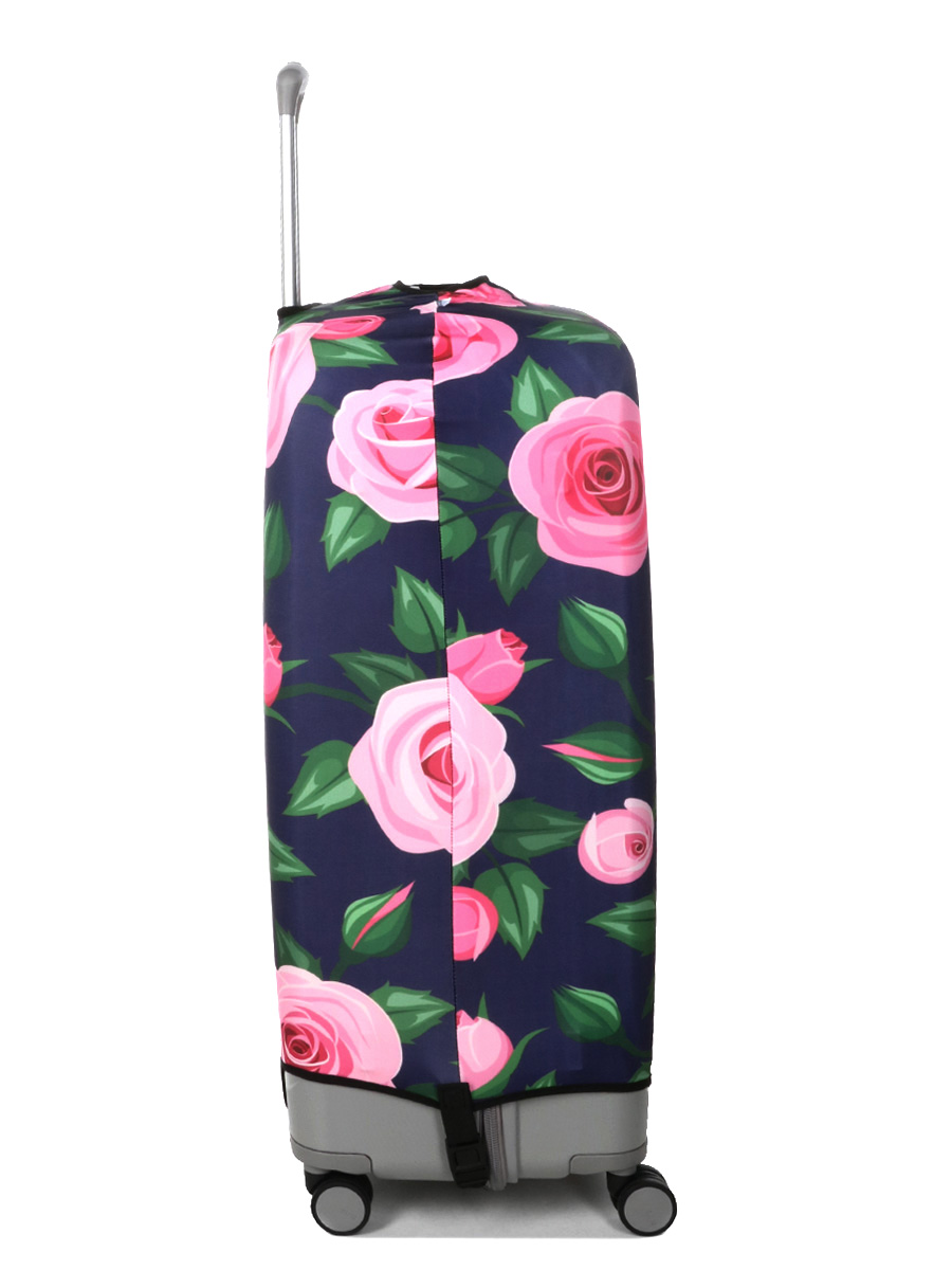 Housse de valise Periea Purple with Pink Roses XL