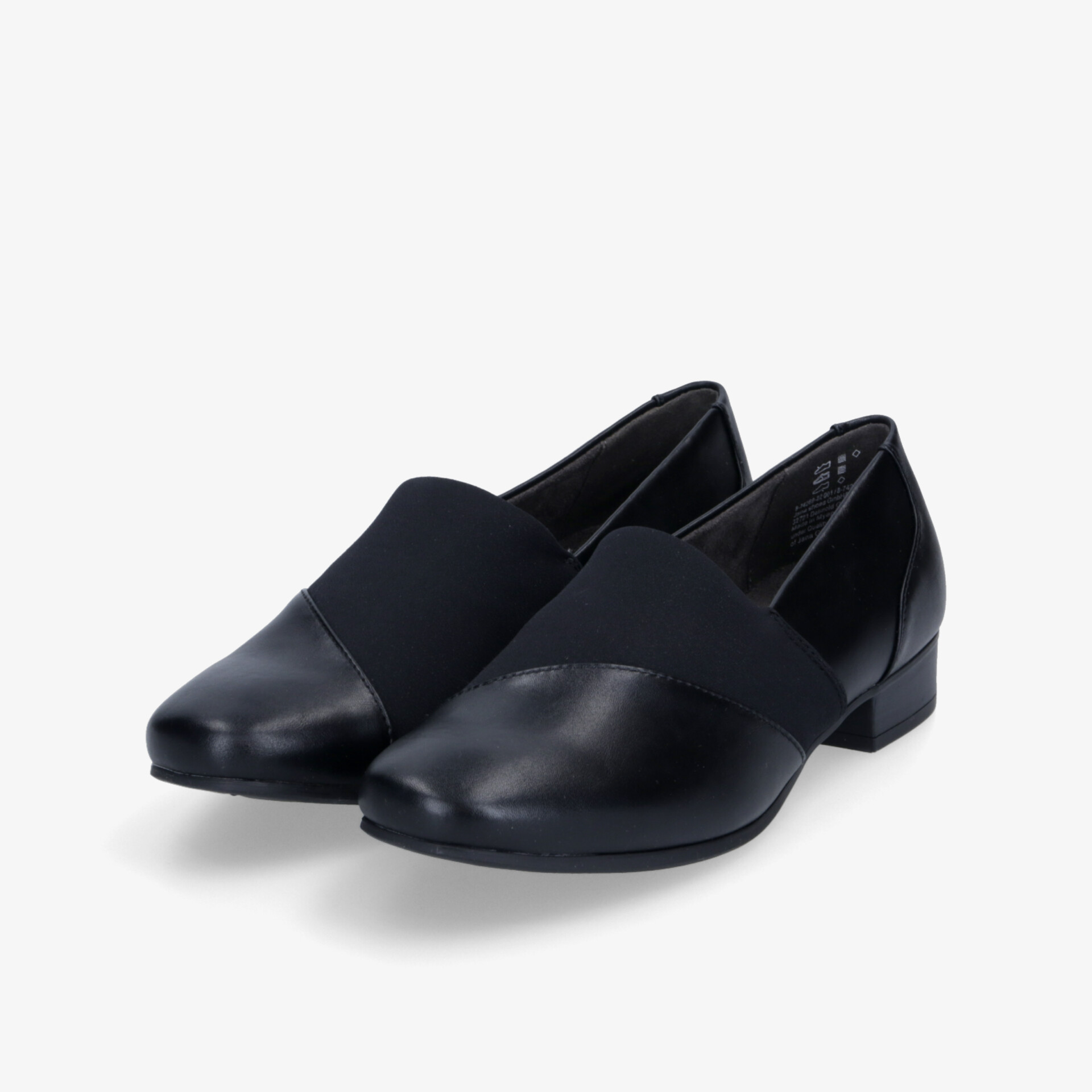 Jana Damen Halbschuhe schwarz