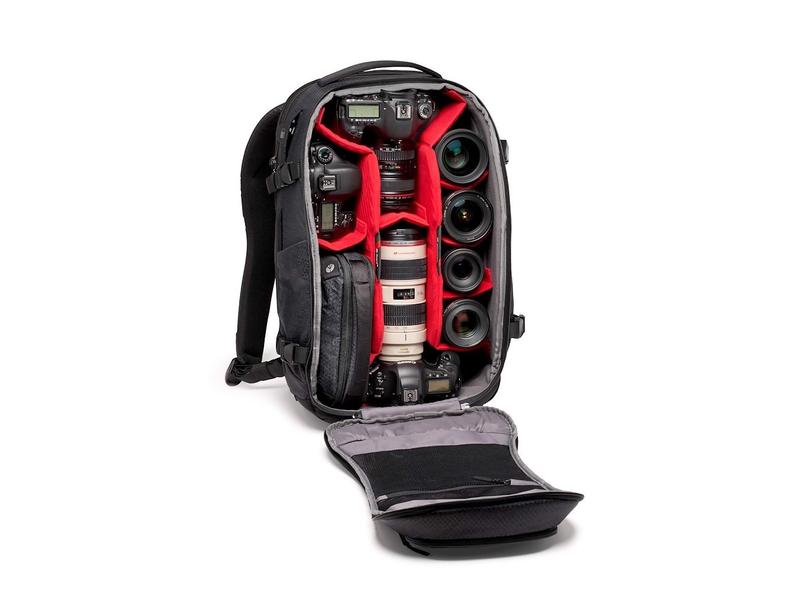 Manfrotto Fotorucksack PRO Light Flexloader L Professioneller Rucksack mit Bodenverstärkung und Stossschutz