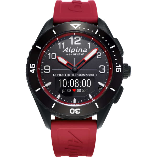 Montre outdoor ALPINA WATCHES ALPINERX BLACK/RED