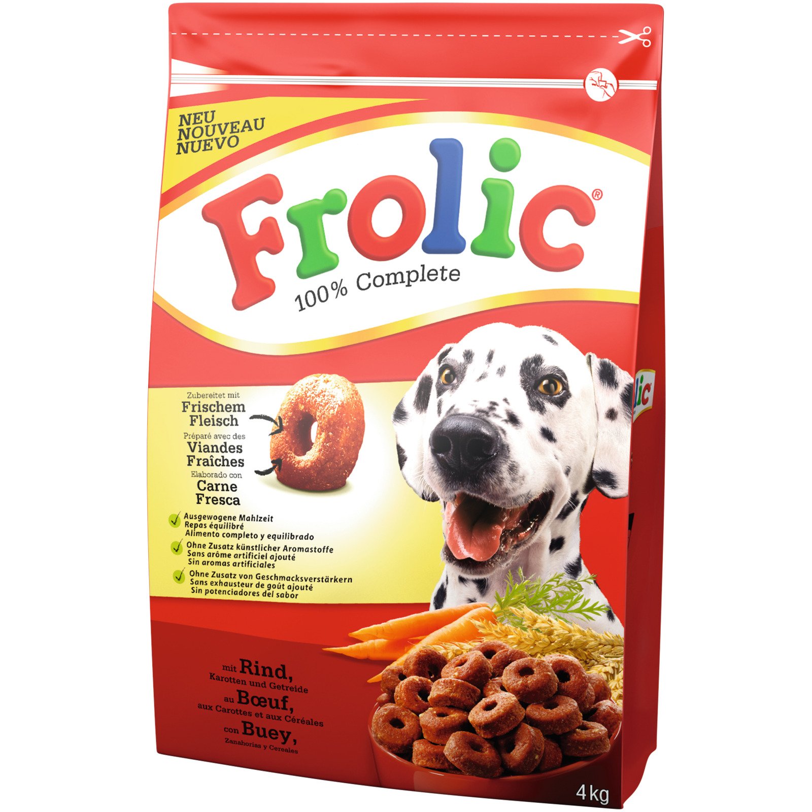 Frolic mit Rind 4 kg