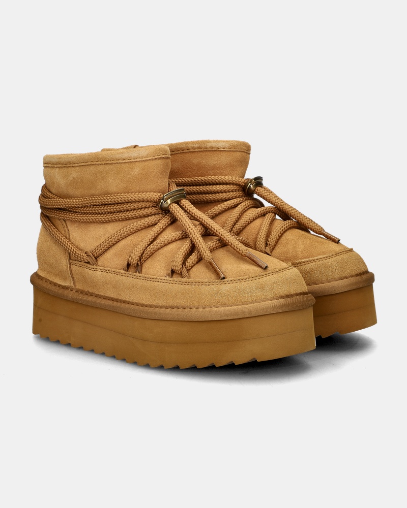 Colors of California Gevoerde boots  - cognac