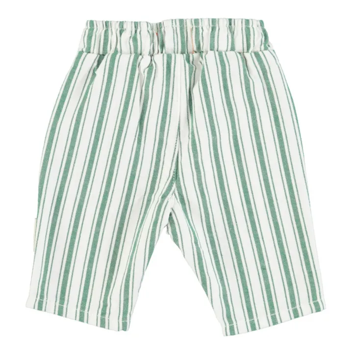 Piupiuchick Pantalon Rayure | Vert