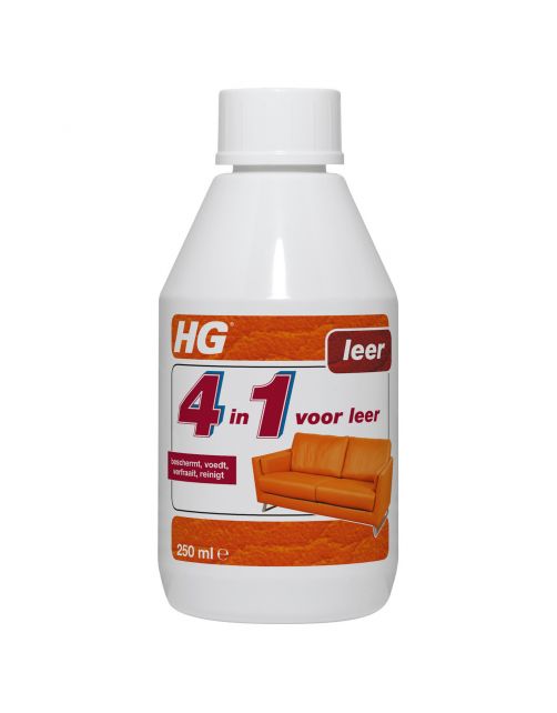 Hg 4 In 1 Voor Leder - Schoonmaakmiddelen - 250 ml
