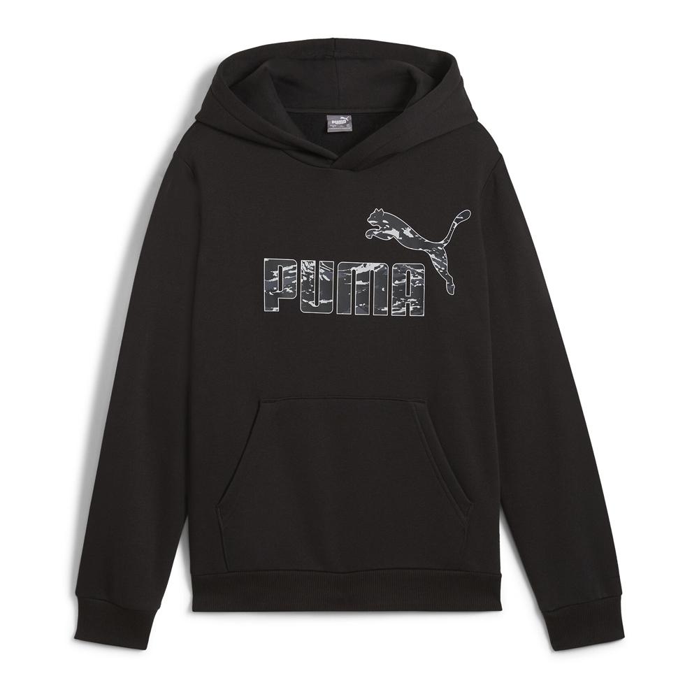 Puma Sweat Capuche Gris Garçon Puma Ess+ Camo
