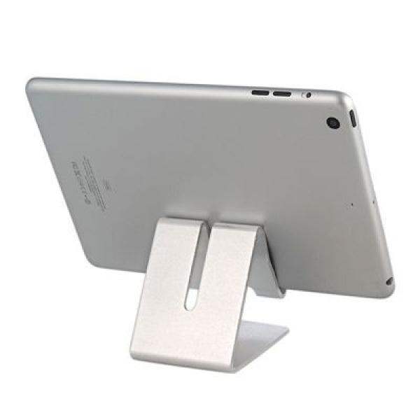 Universal Aluminium Ständer Halter für Handy und Tablet - Silber