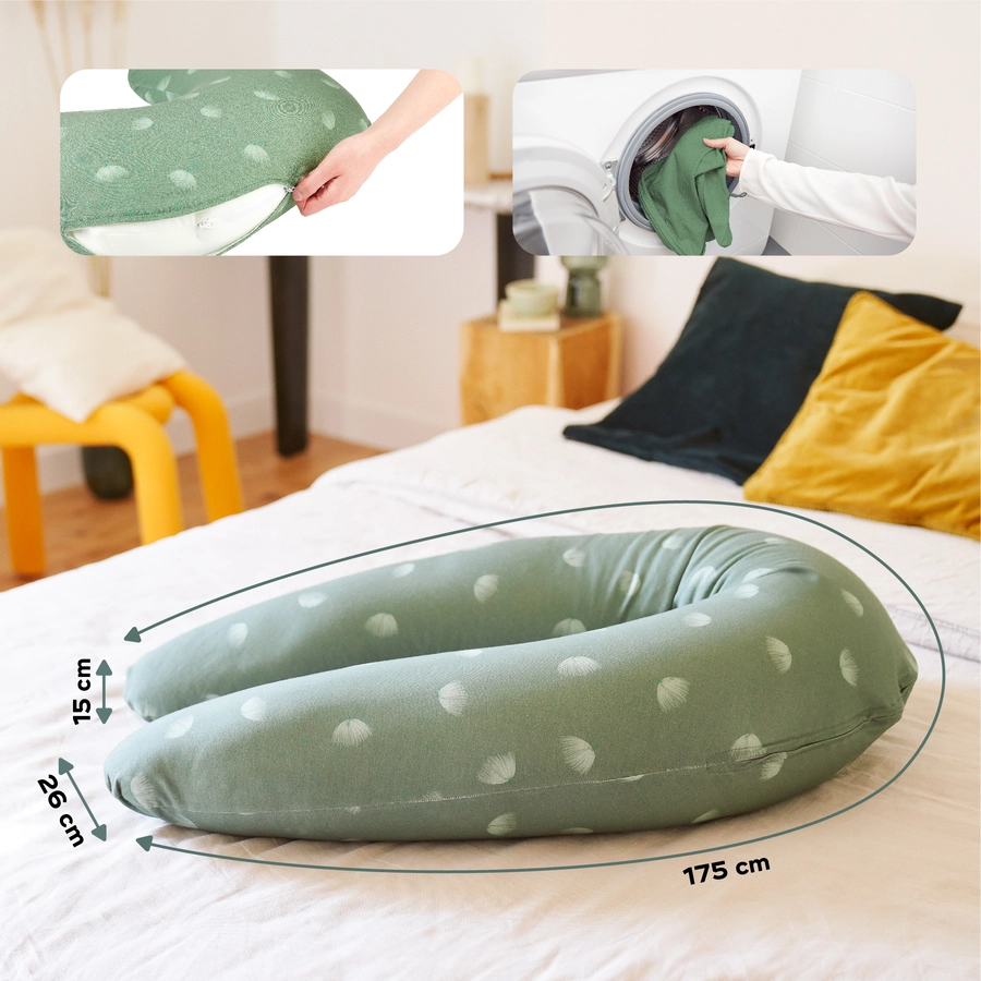 babymoov B.Love 2-in-1 Stillkissen Wind Green