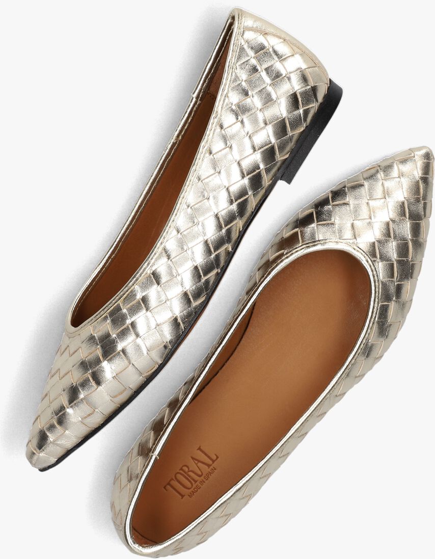 gouden toral ballerina's magda