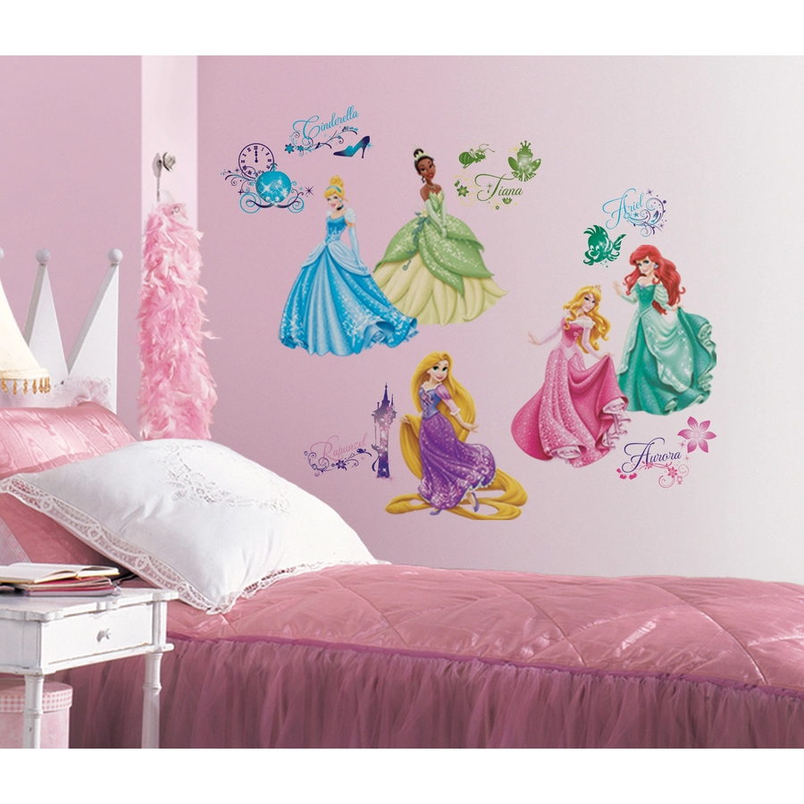 Room Mates  Prinzessinnen glitzernd Mehrfarbig