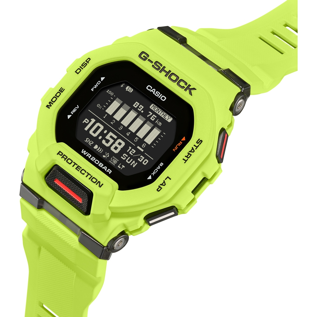 Casio G-Shock G-Squad Bluetooth Smart Fluorescent Lime