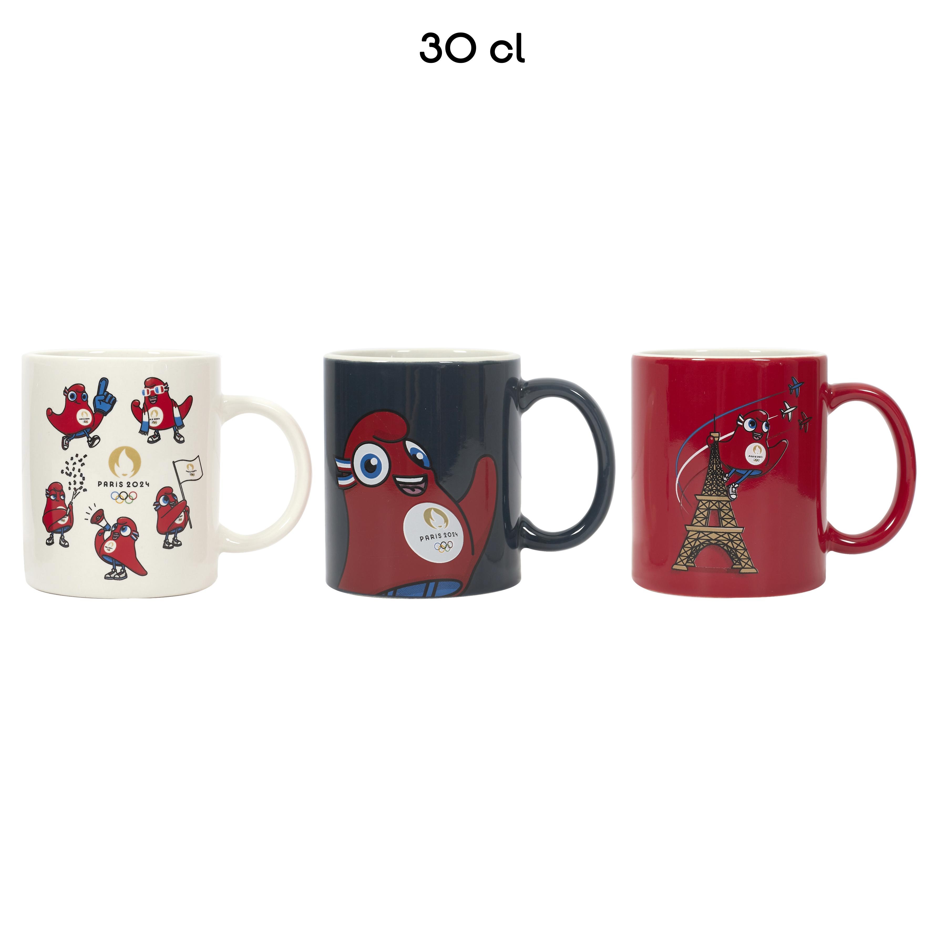 MUG CERAMIQUE MASCOTTE TRIOLOGIE 30CL