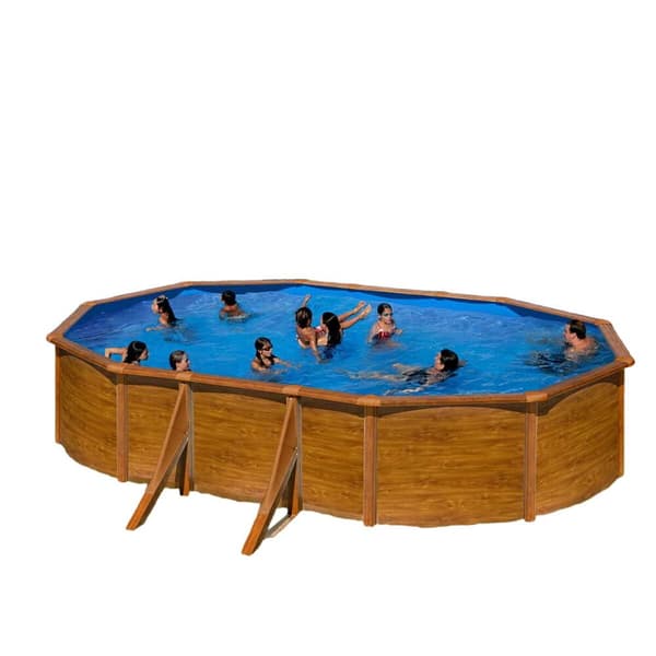Basseng Avtagbart Gre Pacific KIT500W Oval Tre 500 x 300 x 120 cm