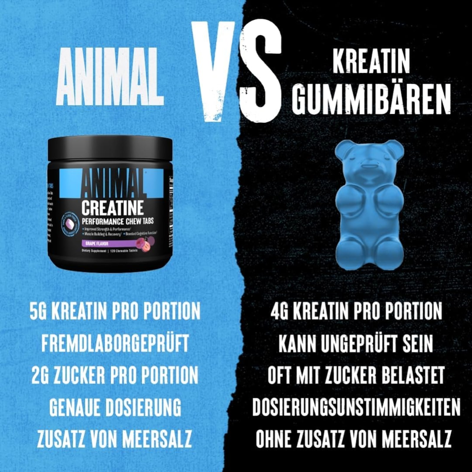 Animal Creatine Chews (120 Kautabletten)