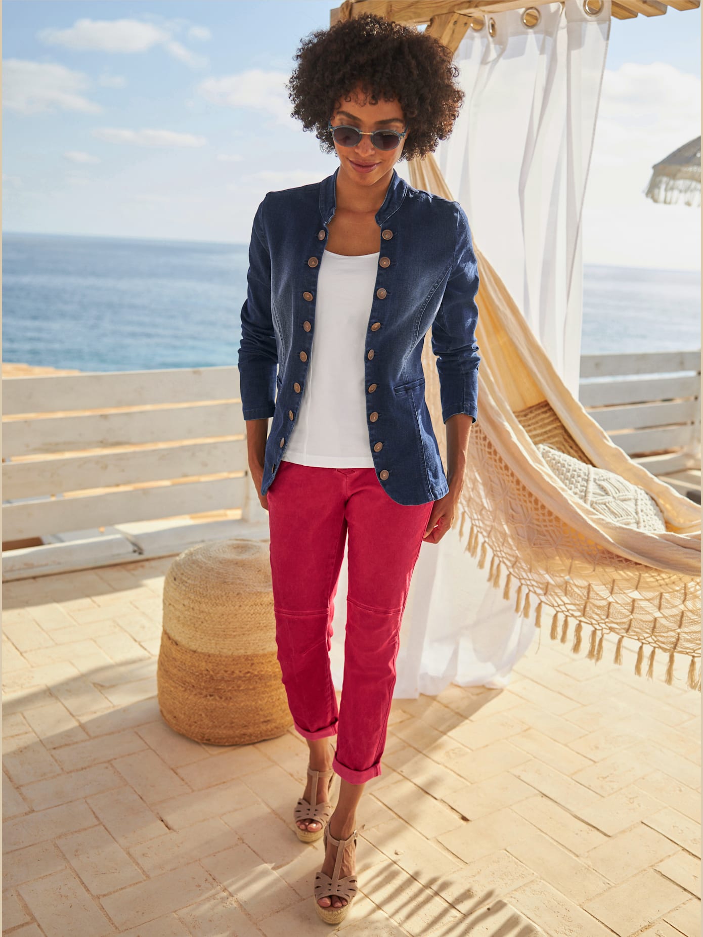 Jean délavage spécial pour un coloris tendance