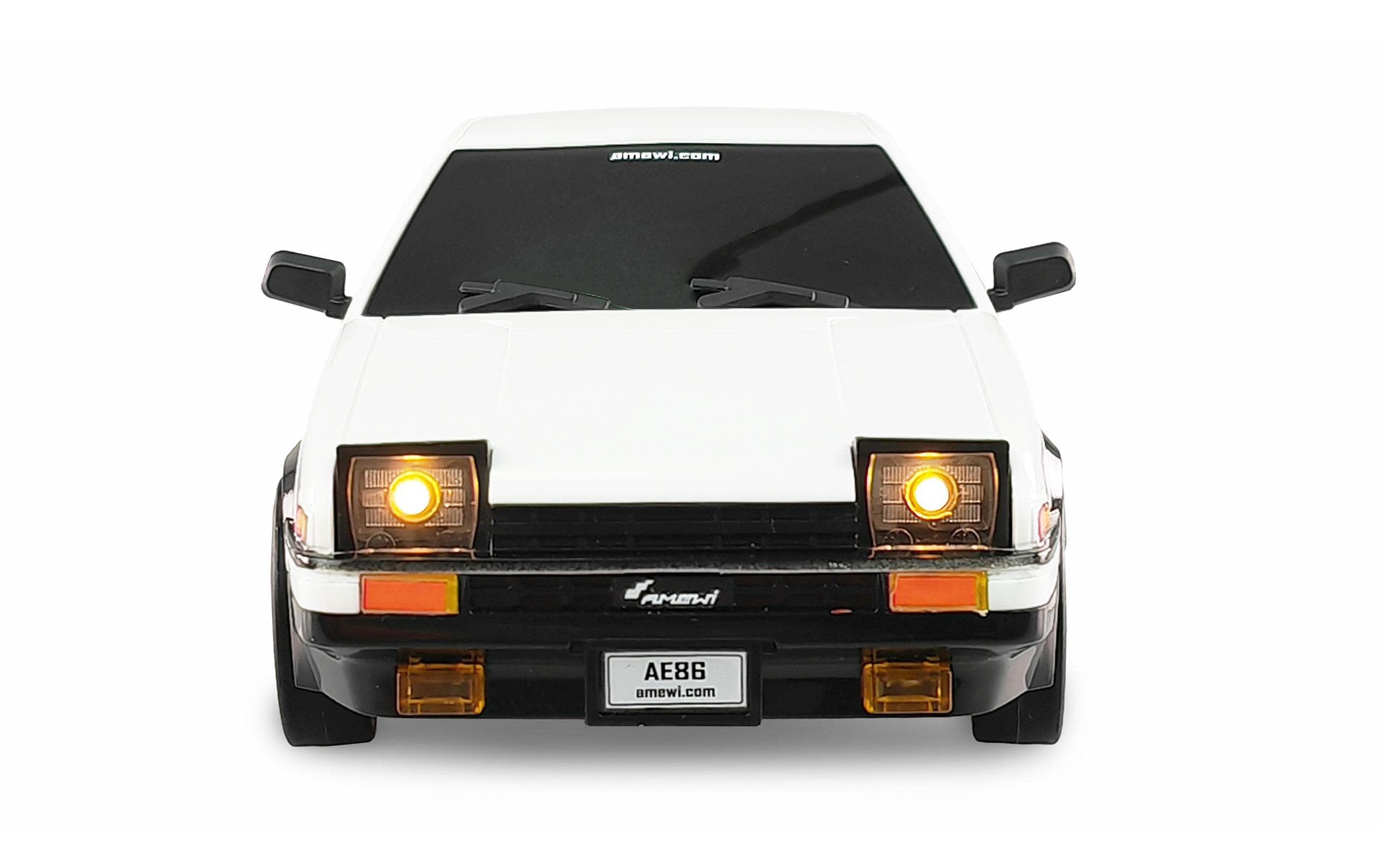 Drift AE86 Sprinter Trueno RWD, Weiss, RTR, 1:18Kleiner JDM Drifter mit Heckantrieb