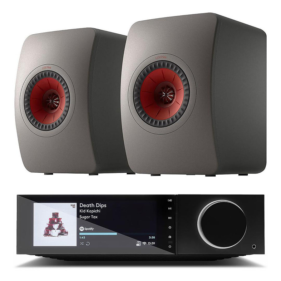 Cambridge Audio EVO 150 + KEF LS50 Meta Gris Titanium
