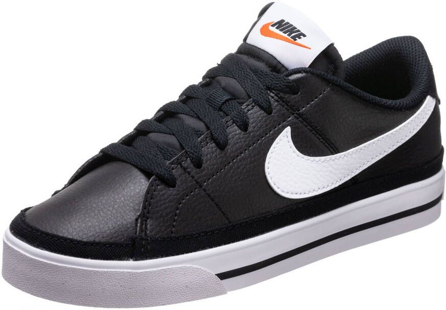 Nike Court Legacy NN Sneakers Black White Volt Team Orange Dames