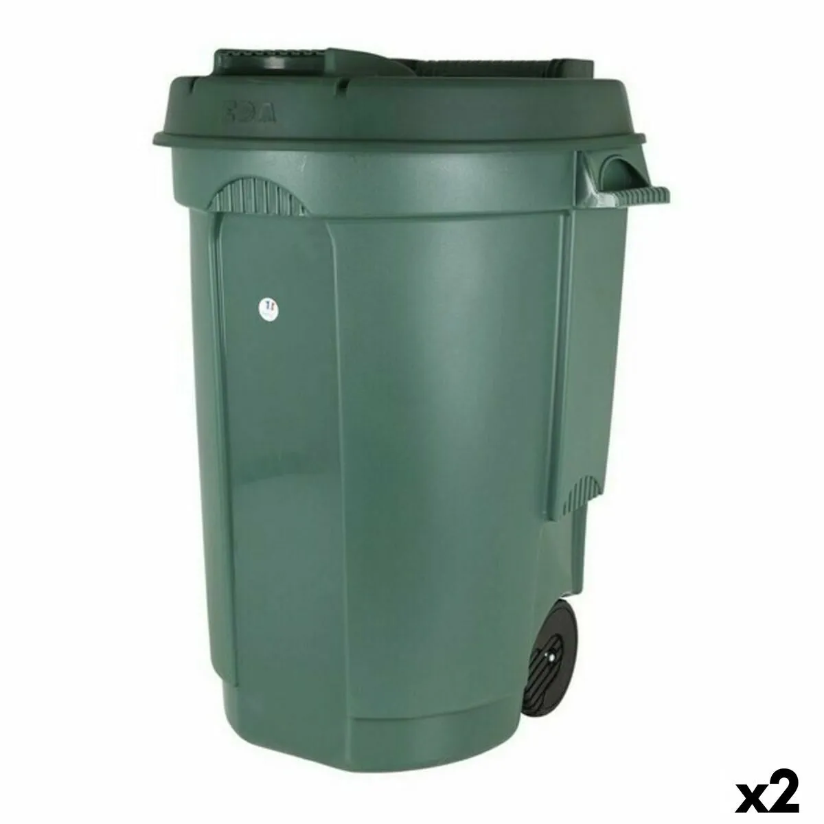 EDA Poubelle à roulettes 110L
