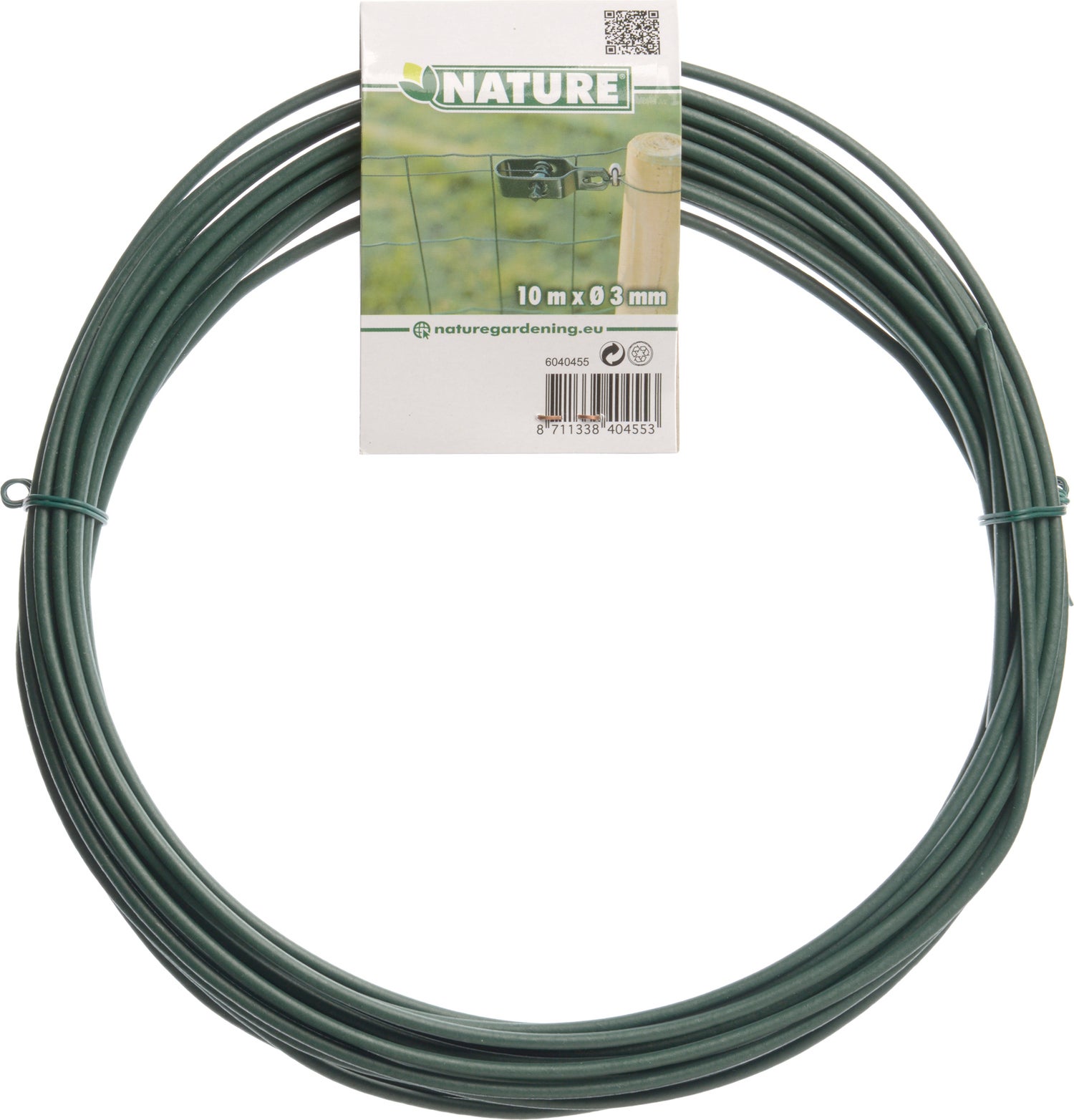 Nature spandraad geplastificeerd Ø3mmx10m