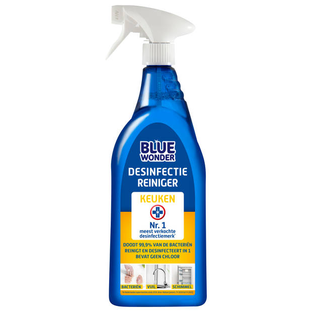 Blue Wonder desinfectie reiniger keuken 750 ml