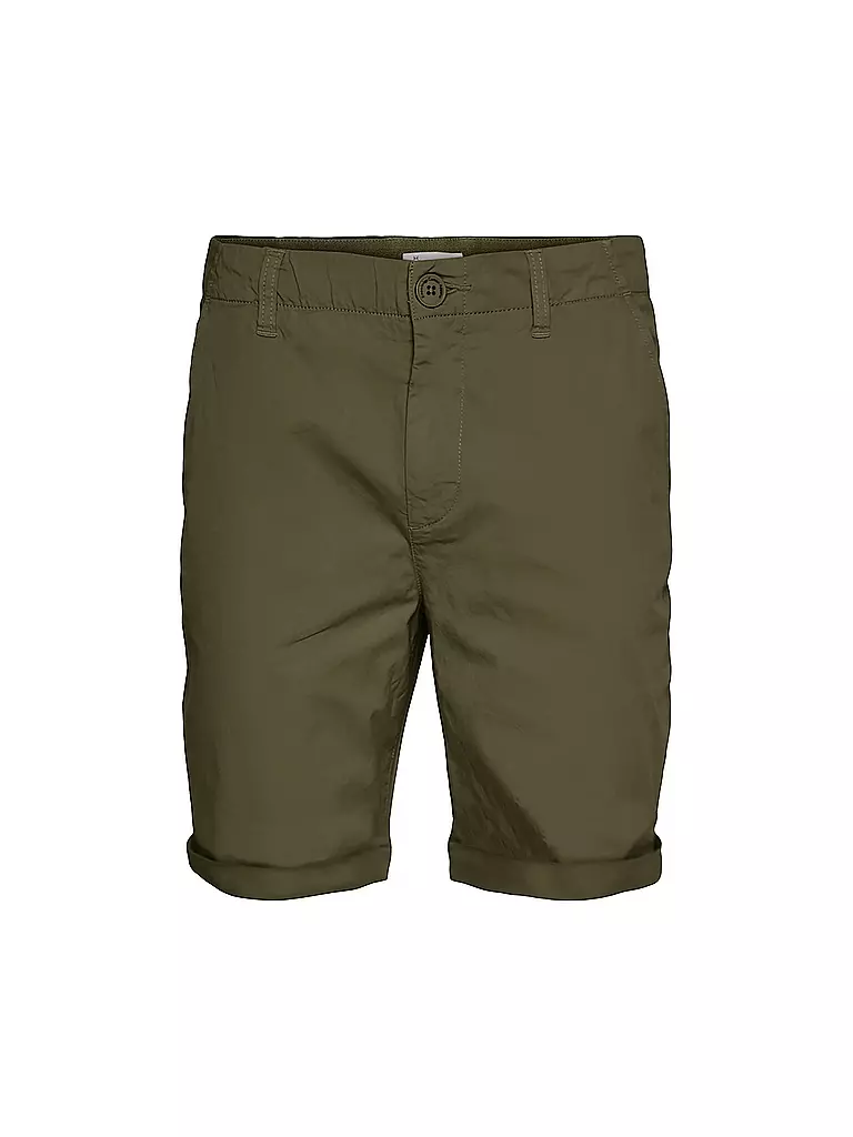 KNOWLEDGE COTTON APPAREL Shorts CHUCK olive